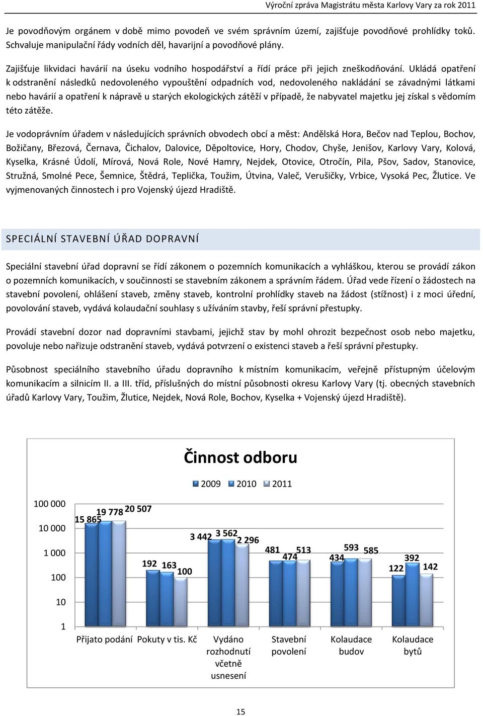 Ukládá opatření k odstranění následků nedovoleného vypouštění odpadních vod, nedovoleného nakládání se závadnými látkami nebo havárií a opatření k nápravě u starých ekologických zátěží v případě, že