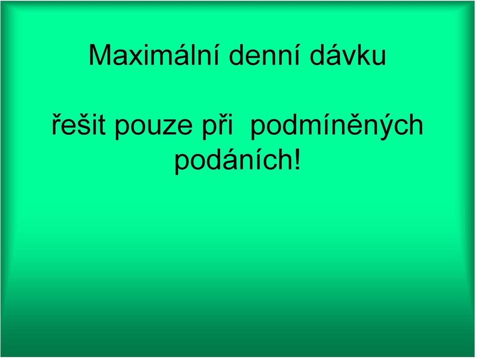 řešit pouze