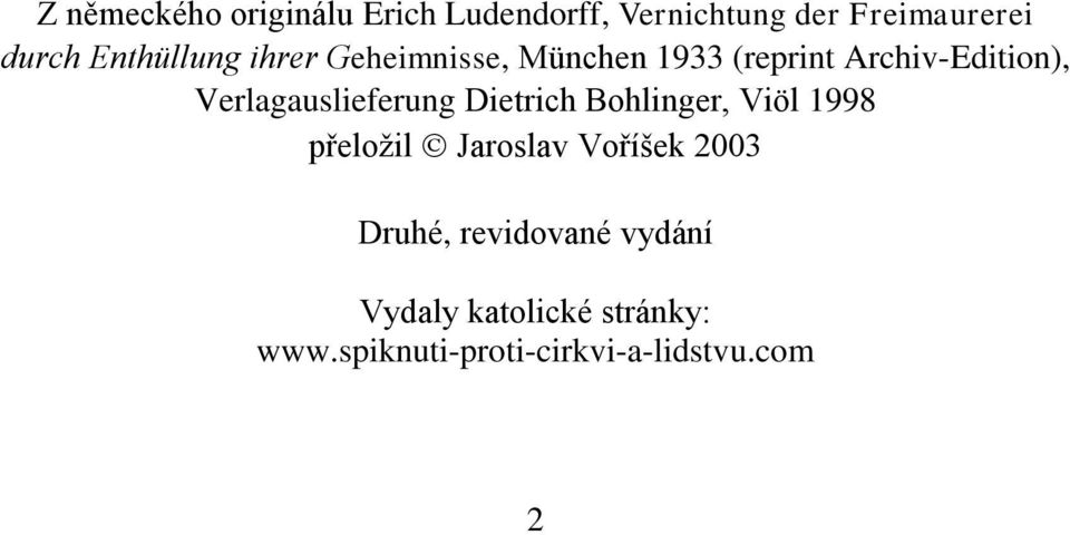 Verlagauslieferung Dietrich Bohlinger, Viöl 1998 přeložil Jaroslav Voříšek