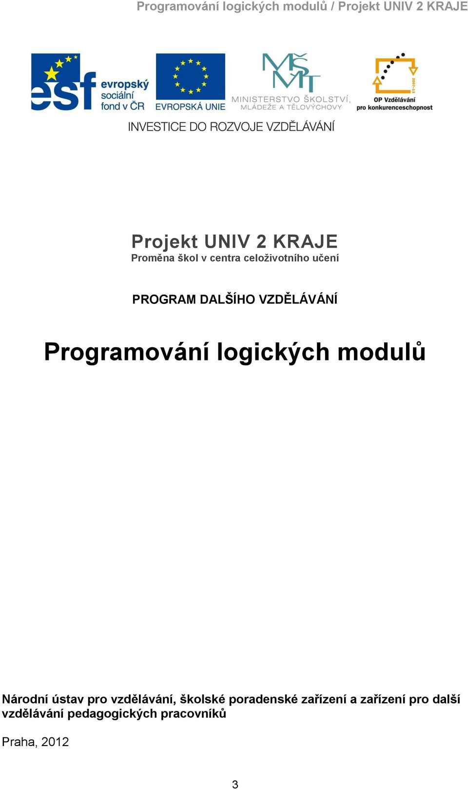 modulŧ Národní ústav pro vzdělávání, školské poradenské