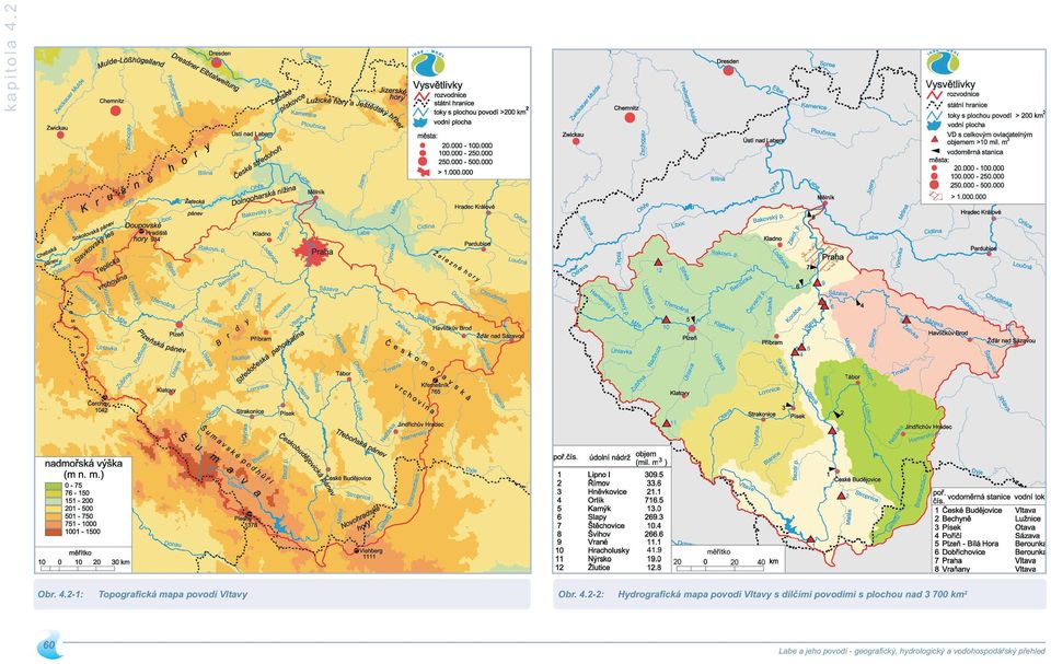 -: 6 Topograﬁcká mapa povodí