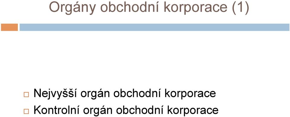 orgán obchodní korporace