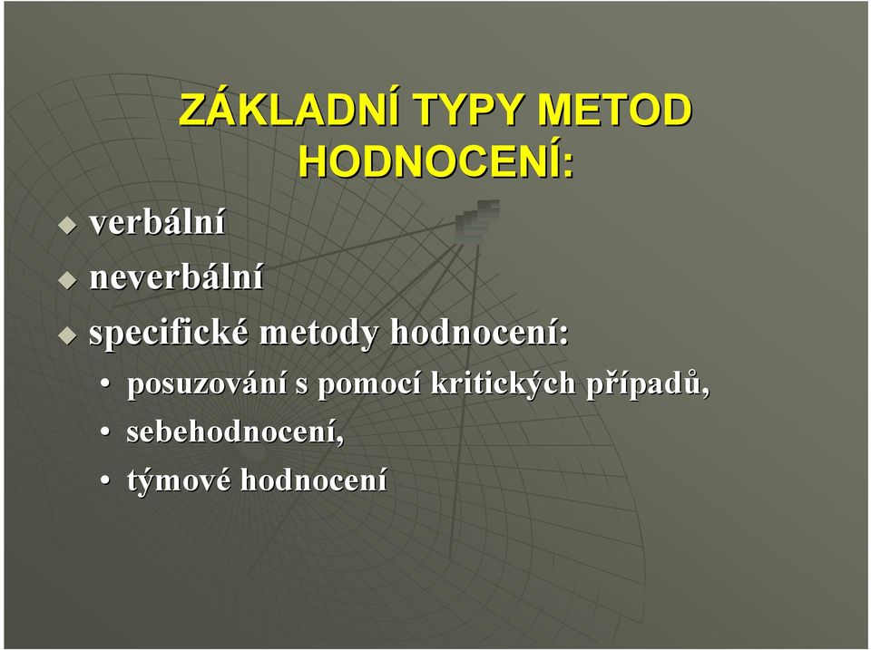 hodnocení: posuzování s pomocí