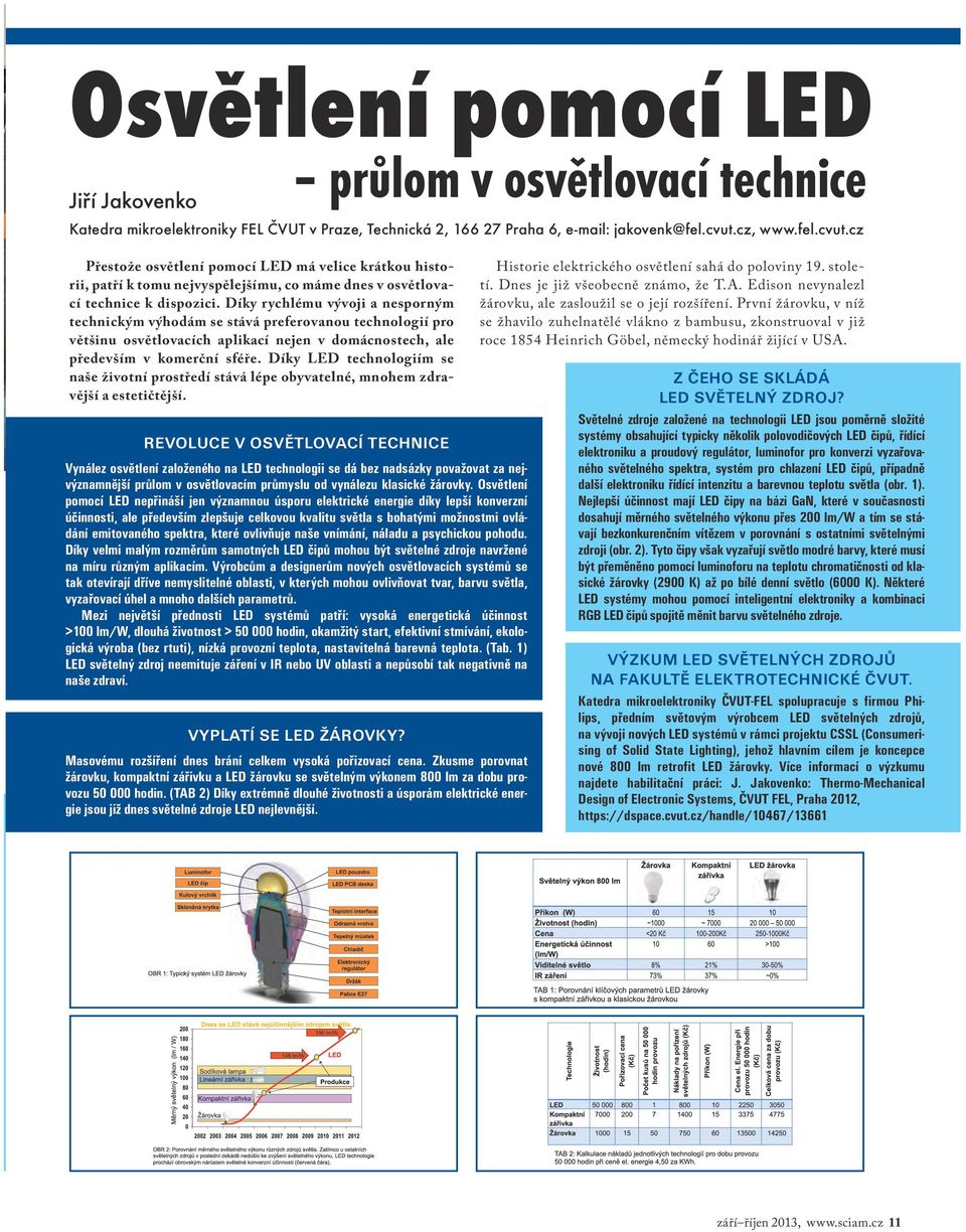 Díky rychlému vývoji a nesporným technickým výhodám se stává preferovanou technologií pro většinu osvětlovacích aplikací nejen v domácnostech, ale především v komerční sféře.