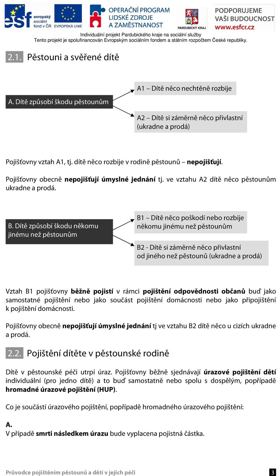 Dítě způsobí škodu někomu jinému než pěstounům B1 Dítě něco poškodí nebo rozbije někomu jinému než pěstounům B2 - Dítě si záměrně něco přivlastní od jiného než pěstounů (ukradne a prodá) Vztah B1