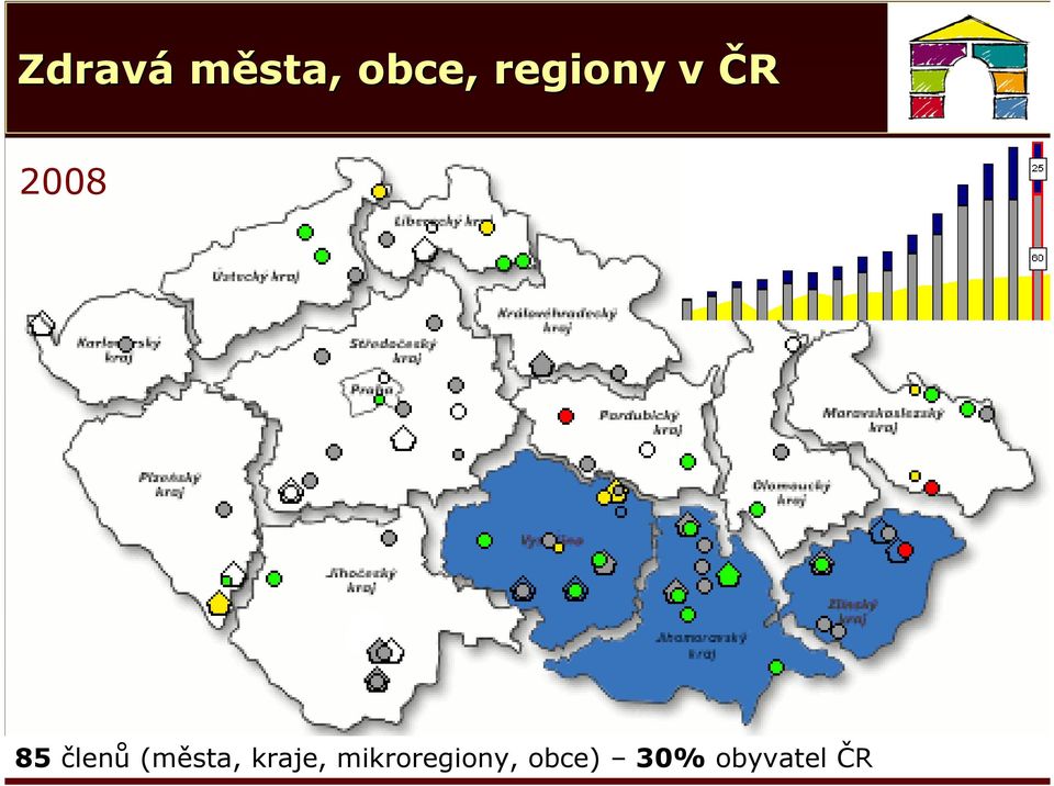 členů (města, kraje,