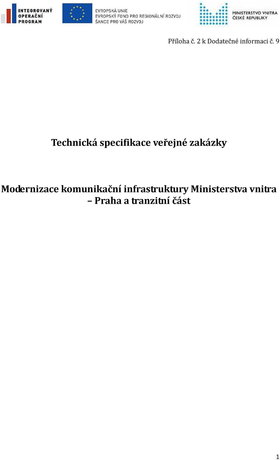 Modernizace komunikační infrastruktury