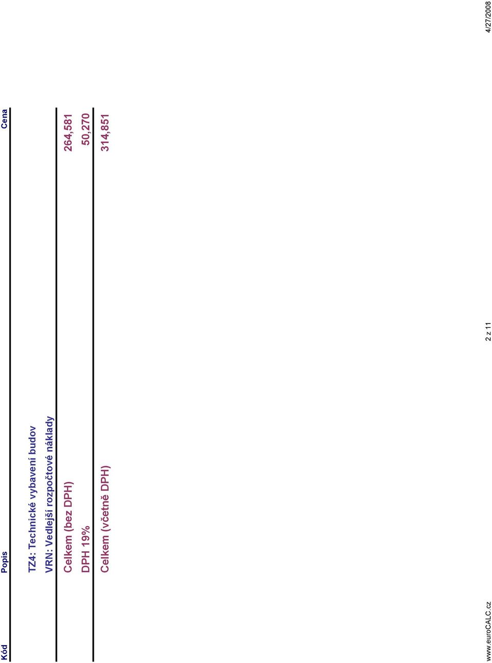 DPH) 264,581 DPH 19% 50,270 Celkem (včetně