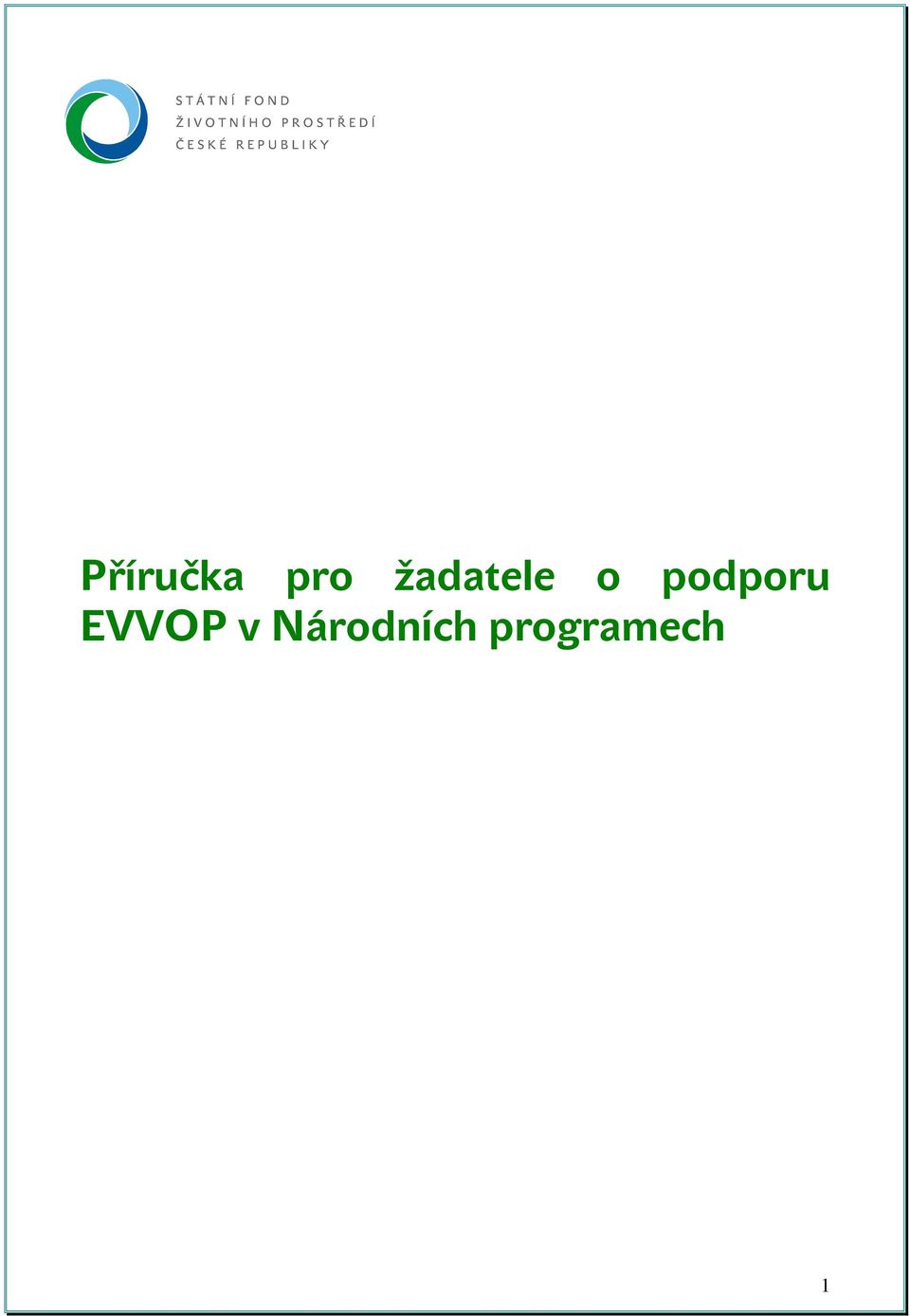 podporu EVVOP v