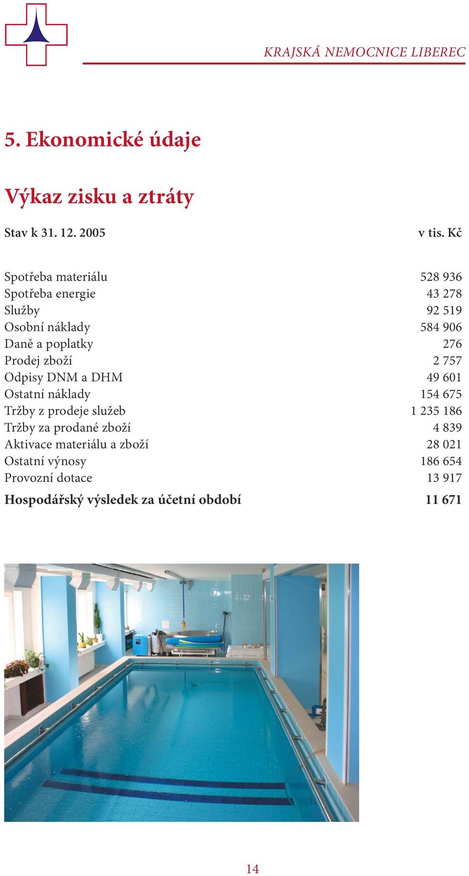 Prodej zboží 2 757 Odpisy DNM a DHM 49 601 Ostatní náklady 154 675 Tržby z prodeje služeb 1 235 186 Tržby za