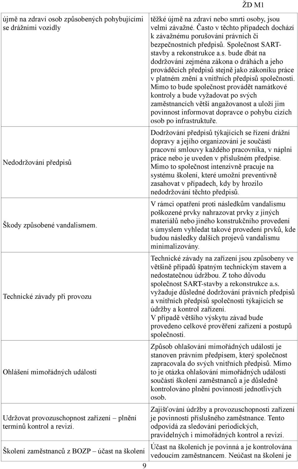 Školení zaměstnanců z BOZP účast na školení 9 těžké újmě na zdraví nebo smrti osoby, jsou velmi závažné. Často v těchto případech dochází k závažnému porušování právních či bezpečnostních předpisů.