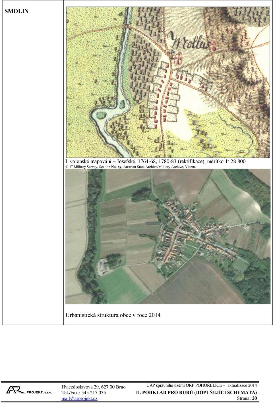 (rektifikace), měřítko 1: 28 800 1 st Military Survey,