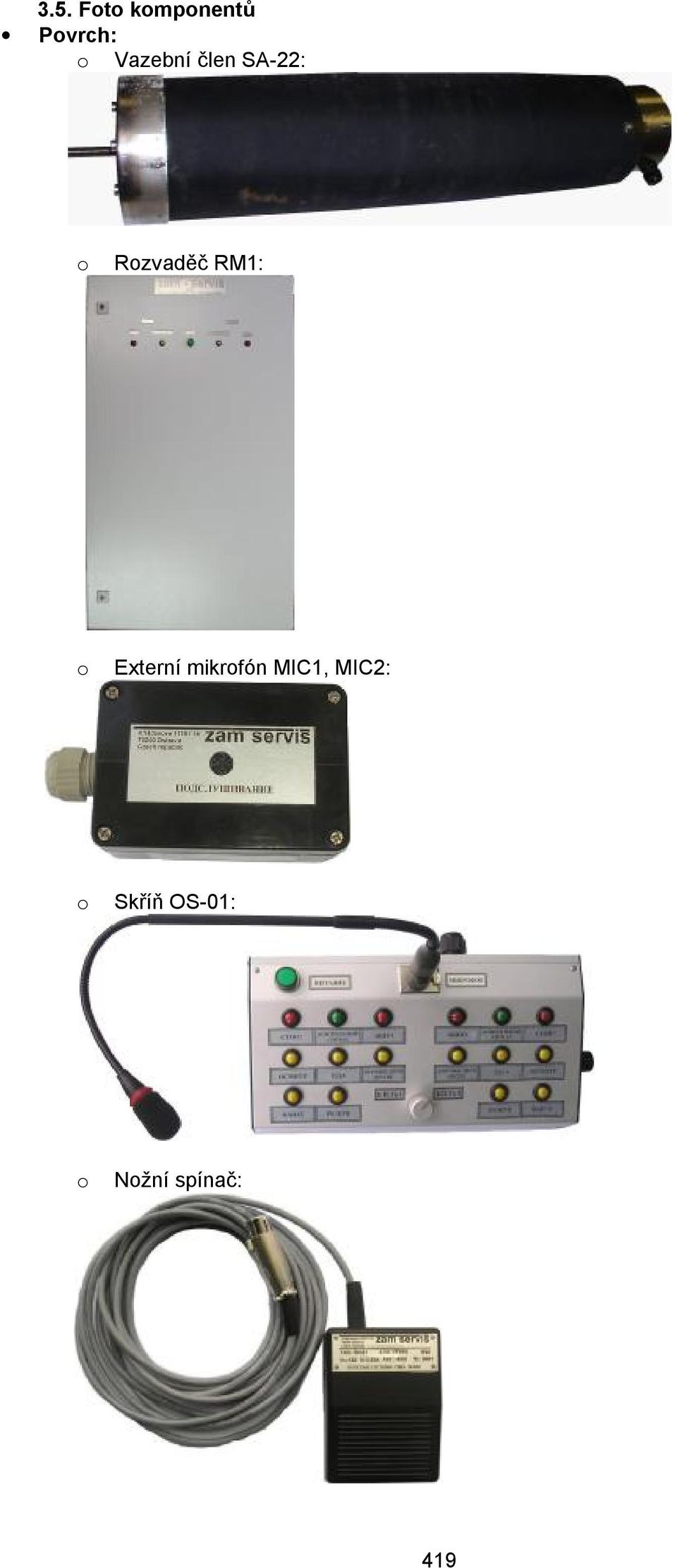 RM1: Externí mikrfón MIC1,