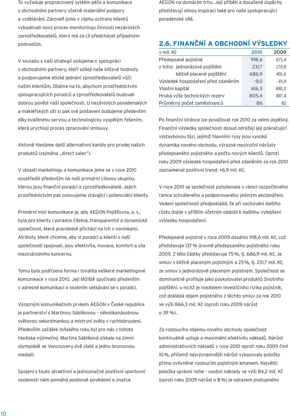 V souladu s naší strategií usilujeme o spolupráci s obchodními partnery, kteří sdílejí naše klíčové hodnoty a podporujeme etické jednání zprostředkovatelů vůči našim klientům.