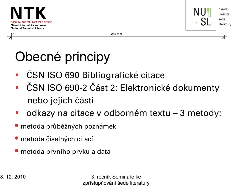 odkazy na citace v odborném textu 3 metody: metoda