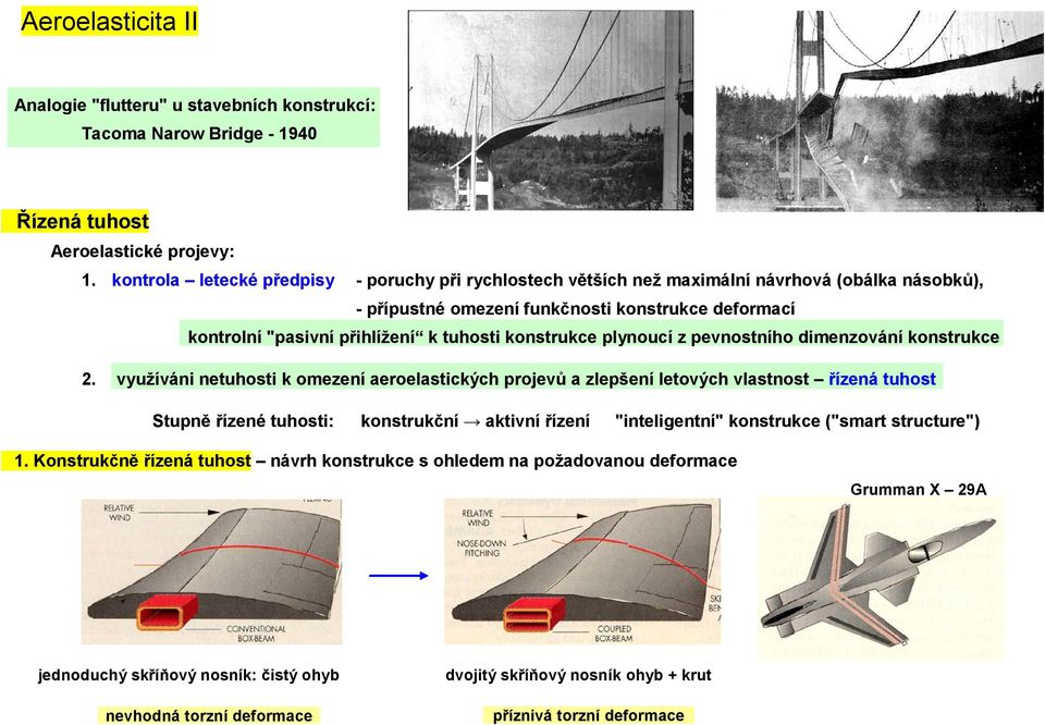 konstrukce plynoucí z pevnostního dimenzování konstrukce 2.