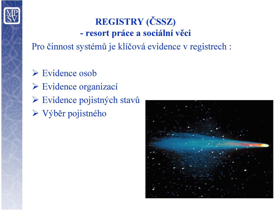 v registrech : Evidence osob Evidence