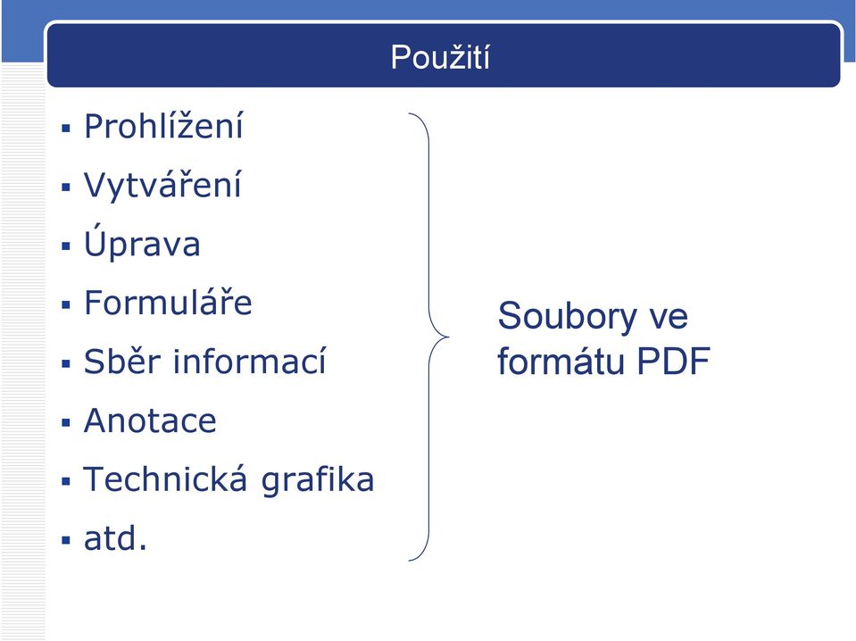 informací Soubory ve formátu