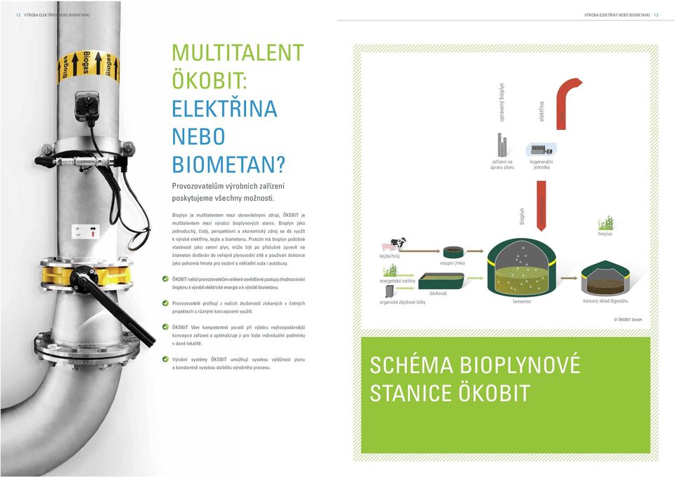 Bioplyn je multitalentem mezi obnovitelnými zdroji, ÖKOBIT je multitalentem mezi výrobci bioplynových stanic.