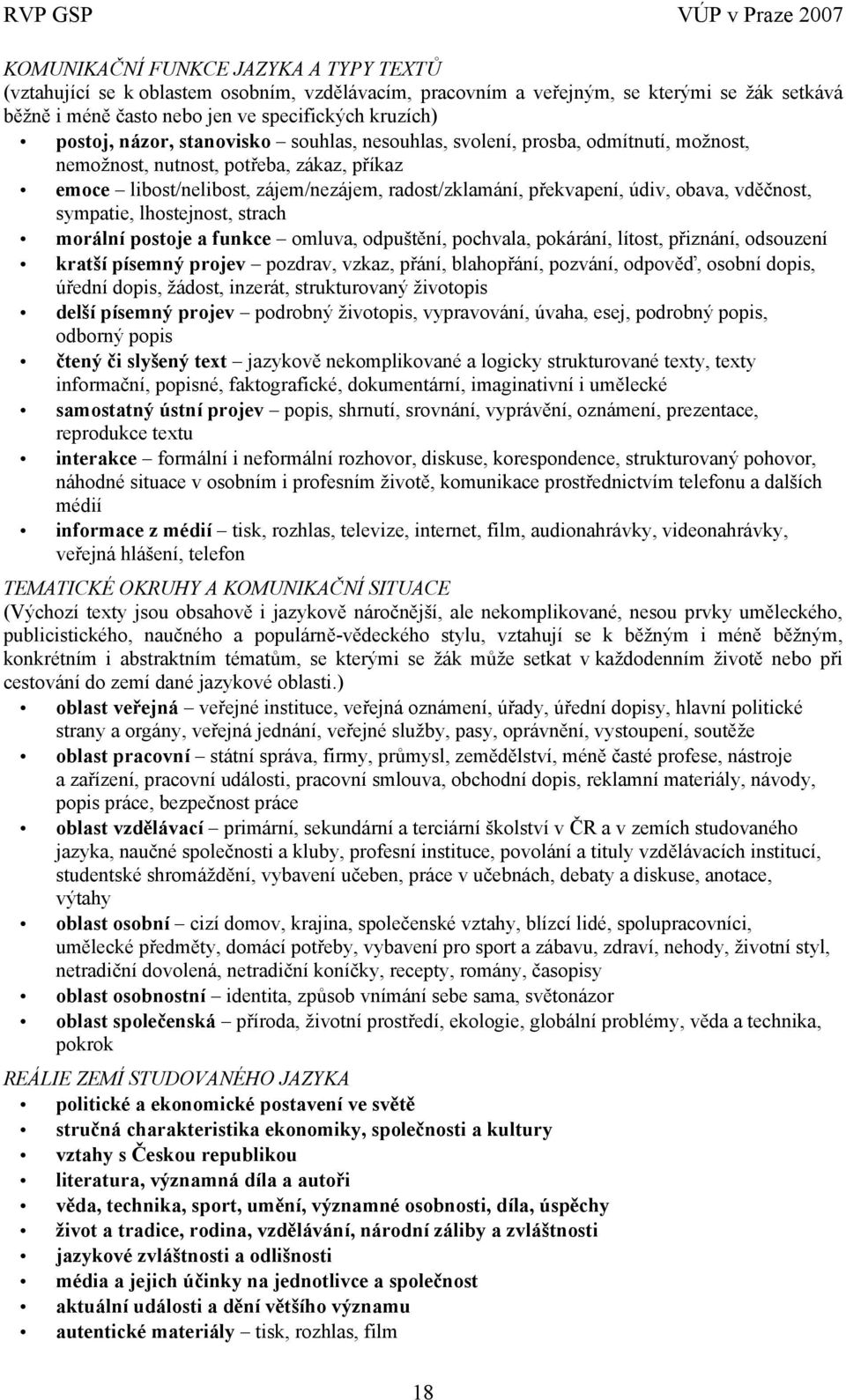 vděčnost, sympatie, lhostejnost, strach morální postoje a funkce omluva, odpuštění, pochvala, pokárání, lítost, přiznání, odsouzení kratší písemný projev pozdrav, vzkaz, přání, blahopřání, pozvání,