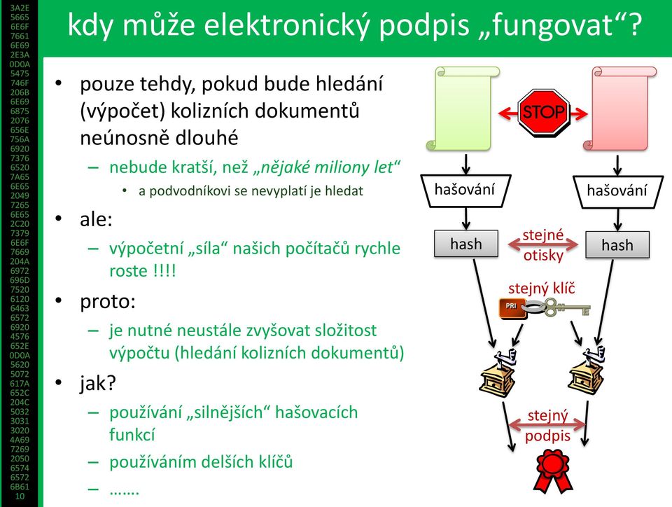 let a podvodníkovi se nevyplatí je hledat výpočetní síla našich počítačů rychle roste!!!! proto: jak?