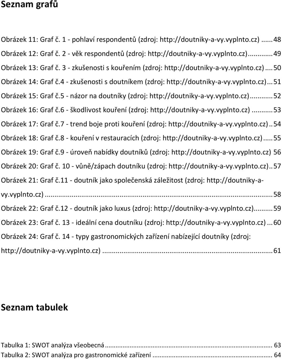 5 - názor na doutníky (zdroj: http://doutniky-a-vy.vyplnto.cz)... 52 Obrázek 16: Graf č.6 - škodlivost kouření (zdroj: http://doutniky-a-vy.vyplnto.cz)... 53 Obrázek 17: Graf č.