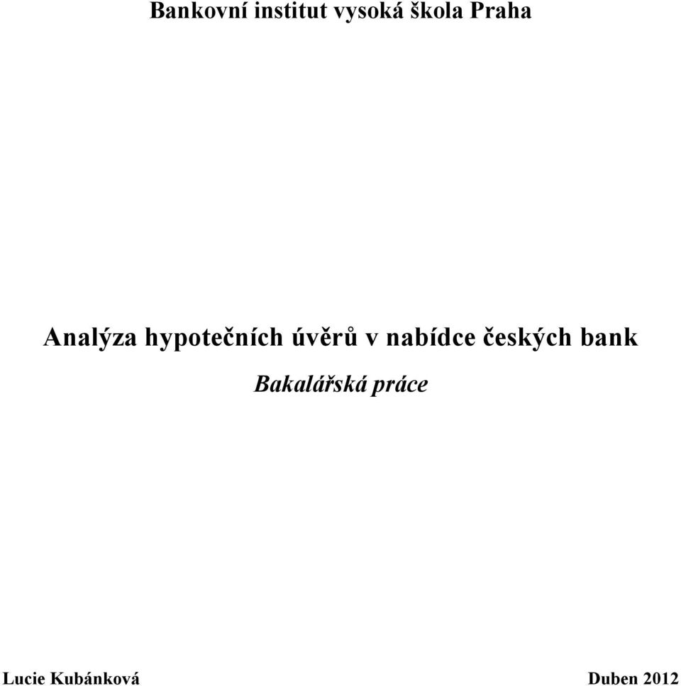 v nabídce českých bank