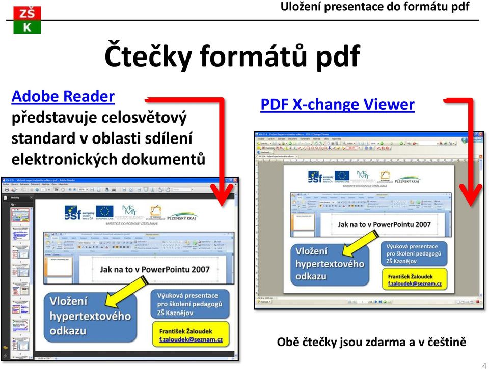 oblasti sdílení elektronických dokumentů