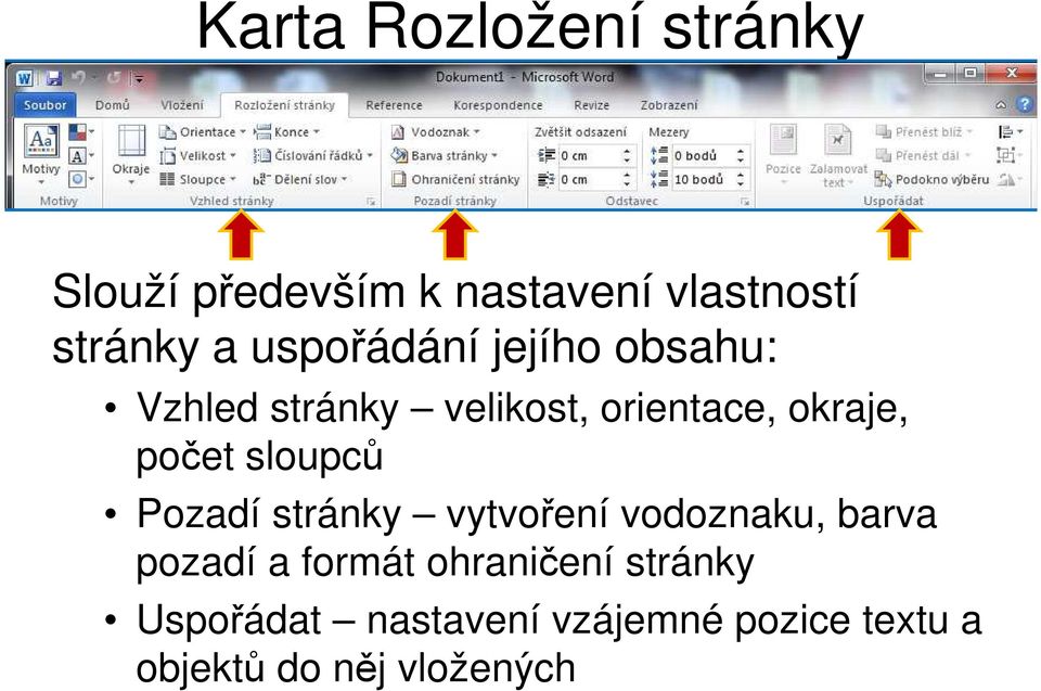 sloupců Pozadí stránky vytvoření vodoznaku, barva pozadí a formát