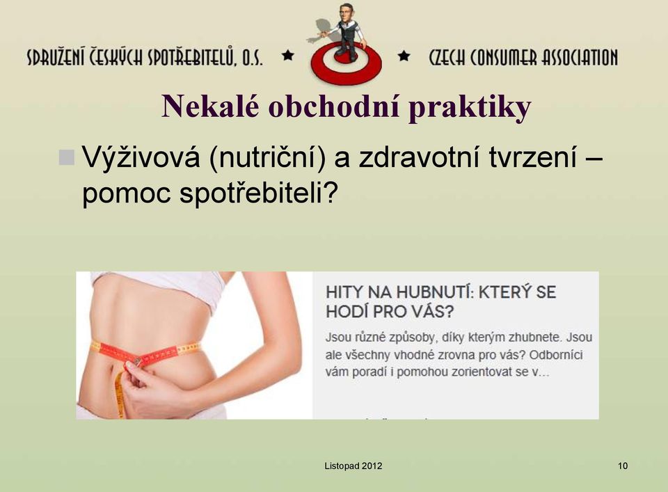 (nutriční) a