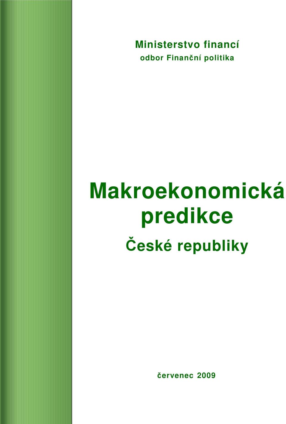 Makroekonomická predikce