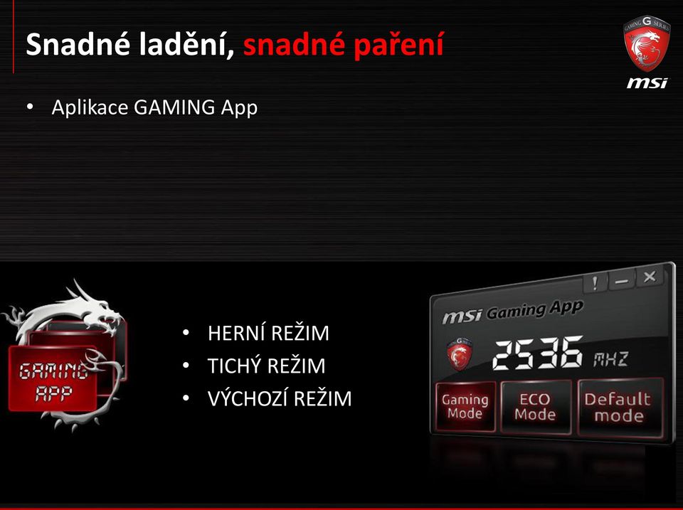 GAMING App HERNÍ