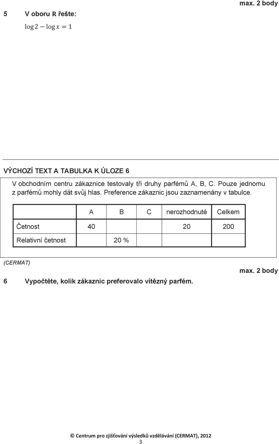 Preference zákaznic jsou zaznamenány v tabulce.