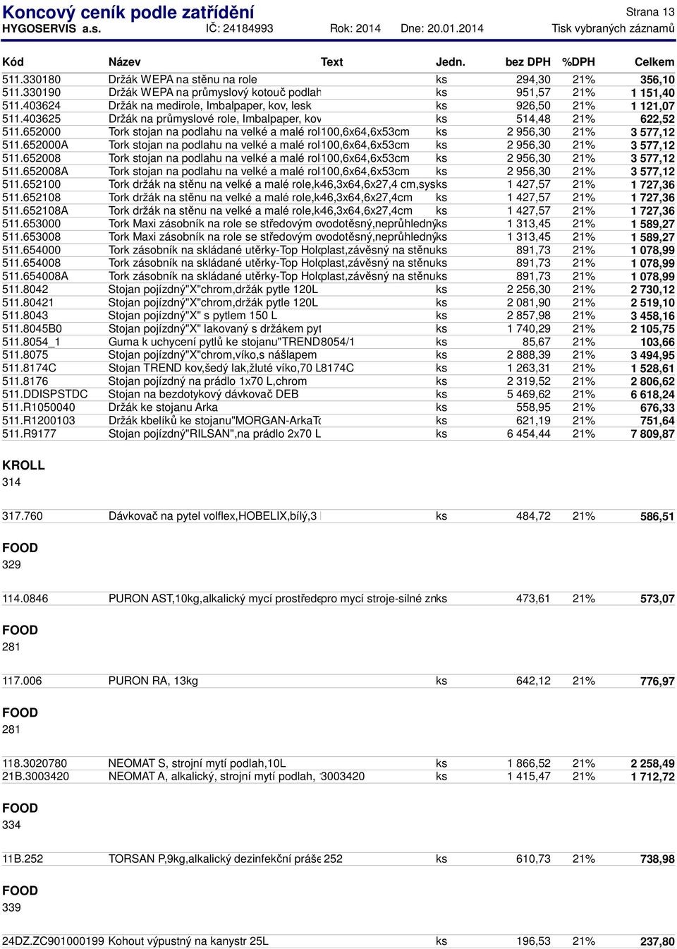 652000 Tork stojan na podlahu na velké a malé role,kov, 100,6x64,6x53cm tvar A,bílo-tyrkysová ks 2 956,30 21% 3 577,12 511.