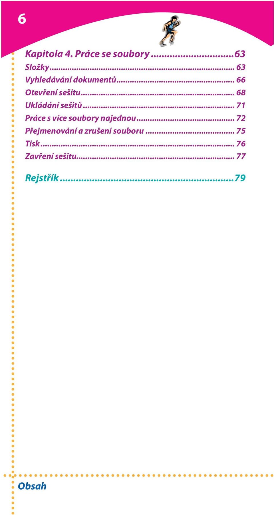 .. 68 Ukládání sešitů... 71 Práce s více soubory najednou.