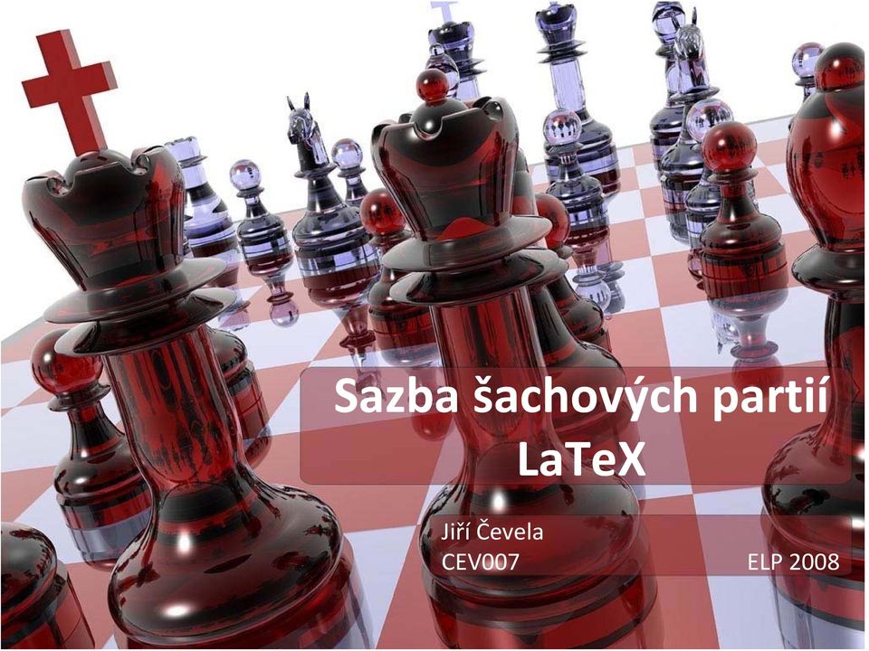 partií LaTeX