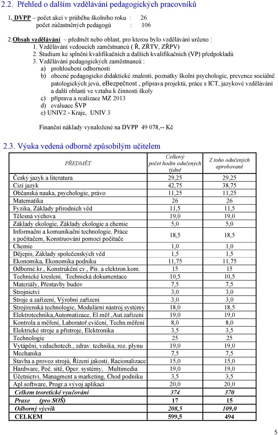 Studium ke splnění kvalifikačních a dalších kvalifikačních (VP) předpokladů 3.