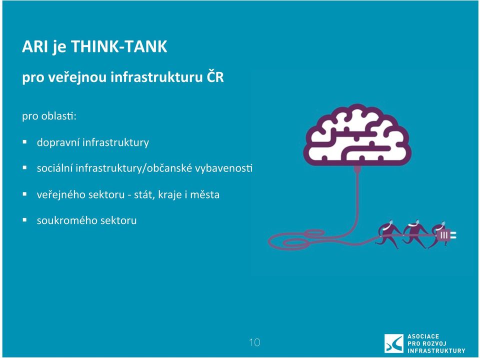 infrastruktury/občanské vybavenosk veřejného sektoru - stát,