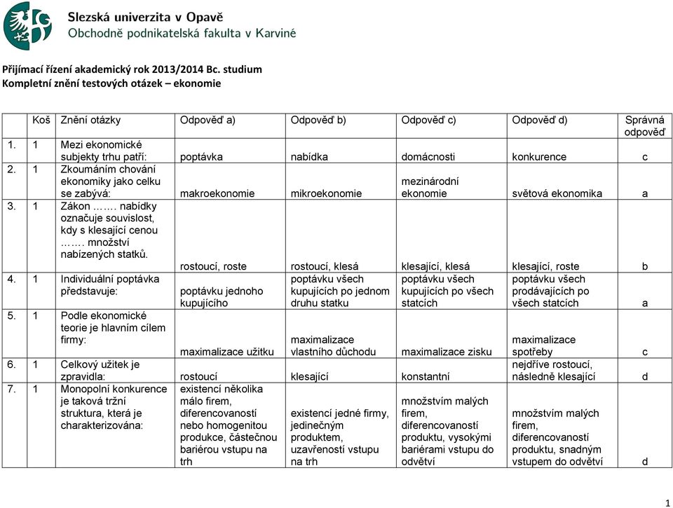 množství nízenýh sttků. 4. 1 Iniviuální poptávk přestvuje: 5.