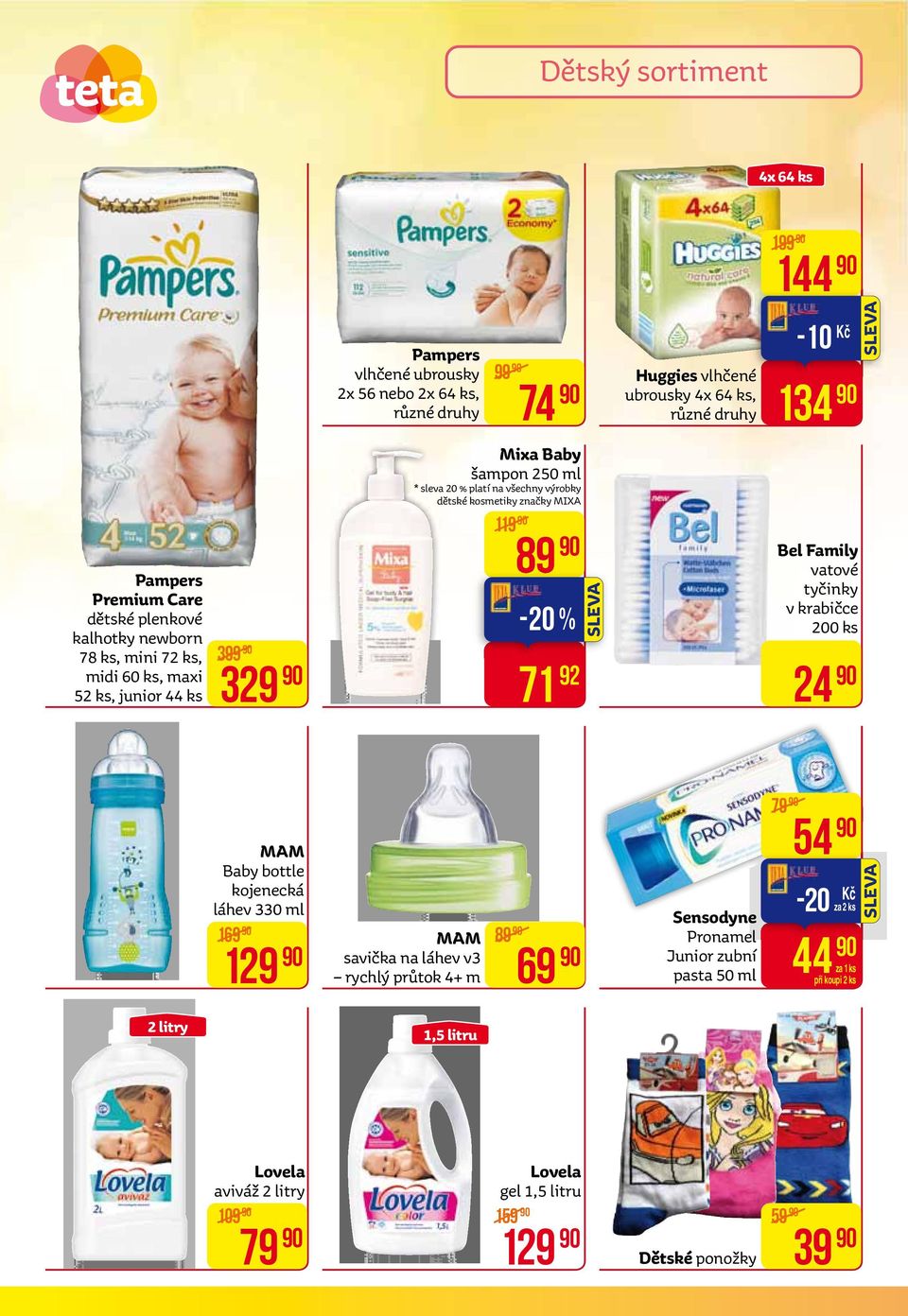 ks 399 329 119 89-20 % 71 92 Bel Family vatové tyčinky v krabičce 200 ks 24 MaM Baby bottle kojenecká láhev 330 ml 169 MaM 89 savička na láhev v3 rychlý průtok 4+ m