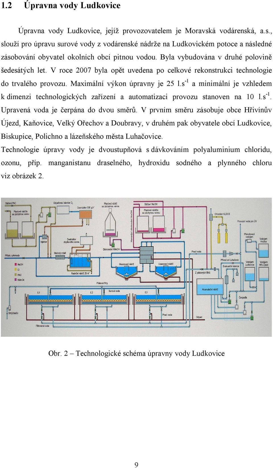 V roce 2007 byla opět uvedena po celkové rekonstrukci technologie do trvalého provozu. Maximální výkon úpravny je 25 l.