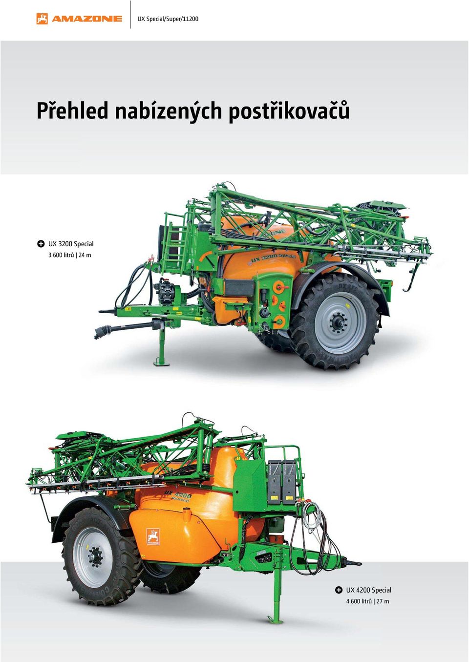 postřikovačů UX 3200 Special