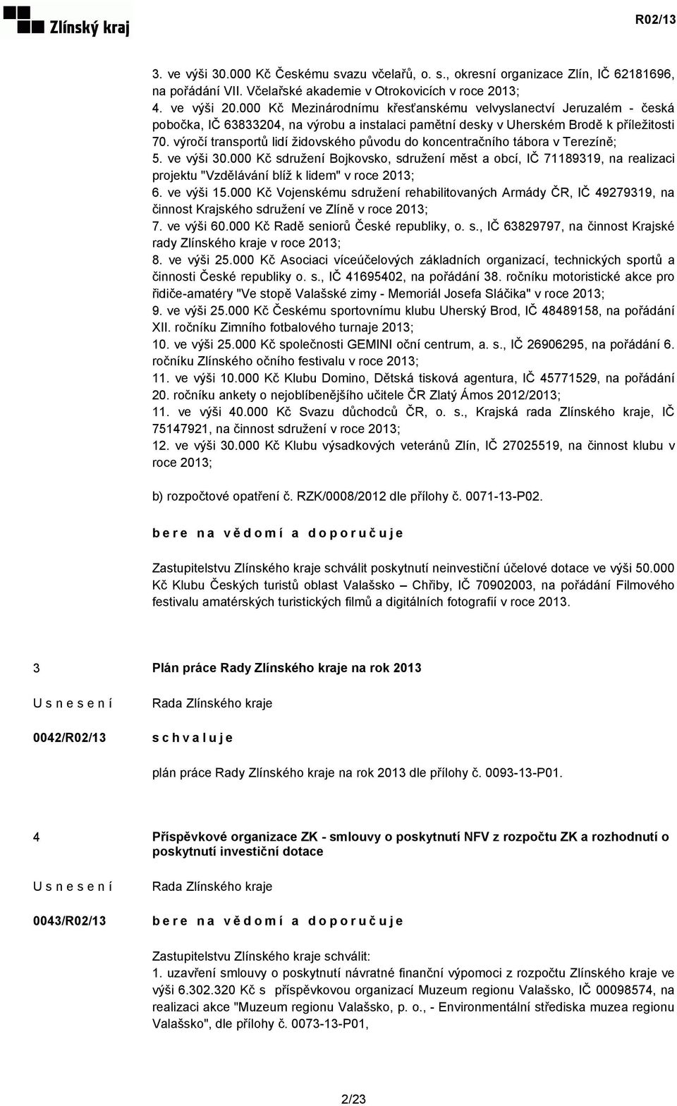 výročí transportů lidí židovského původu do koncentračního tábora v Terezíně; 5. ve výši 30.