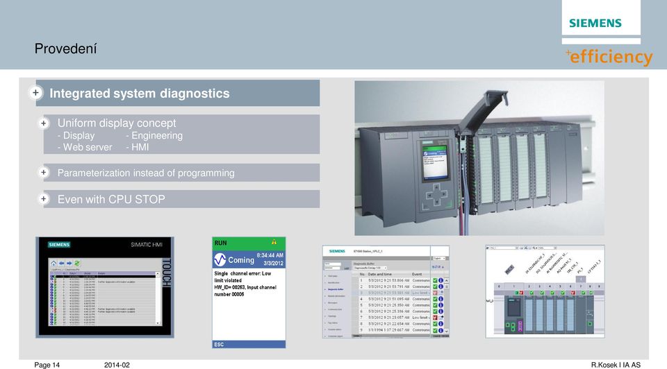 Engineering - Web server - HMI