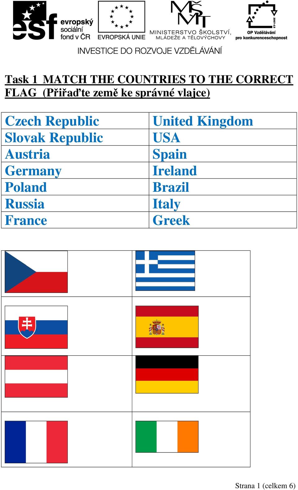 Slovak Republic Austria Germany Poland Russia France