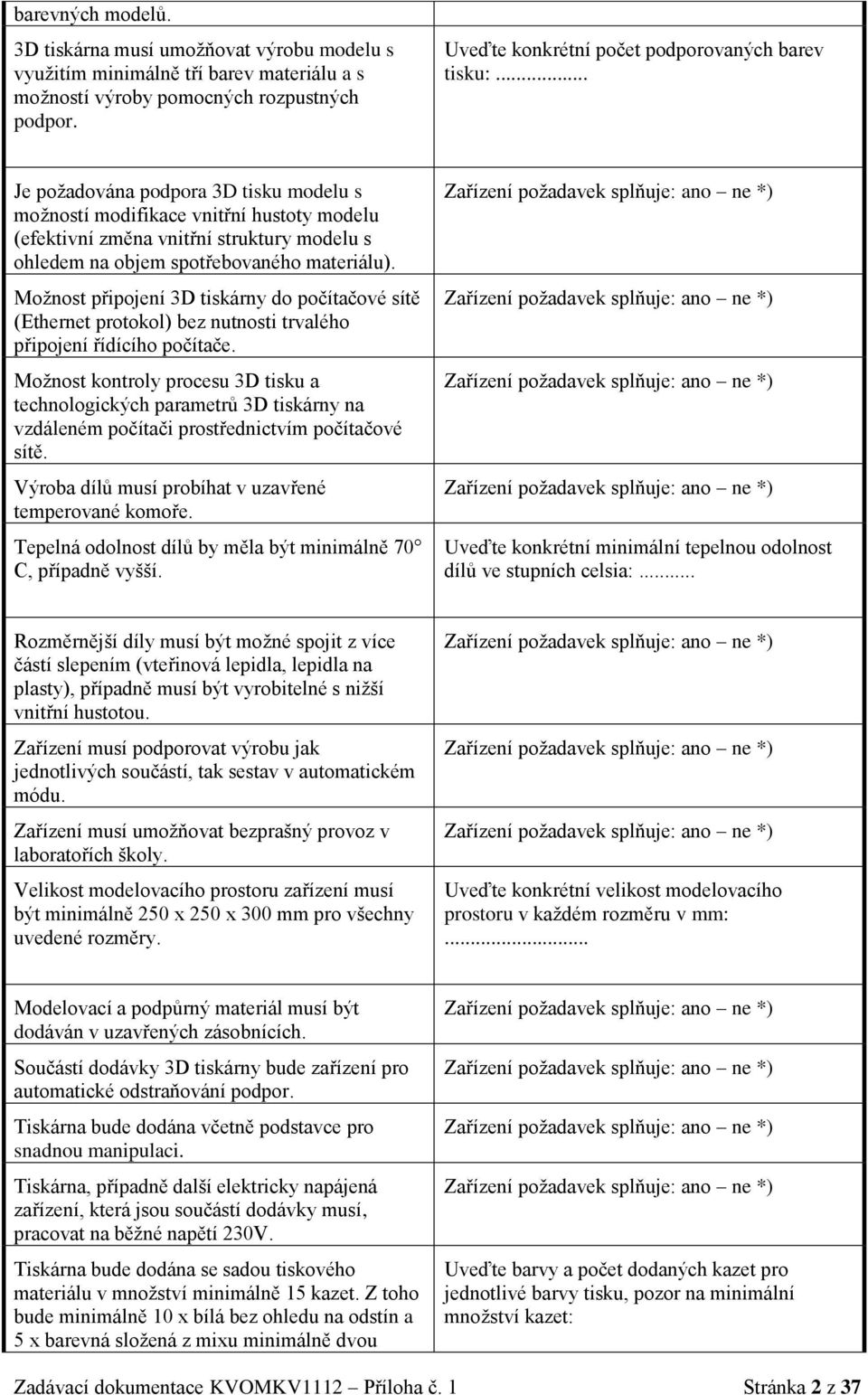 Moţnost p ipojení 3D tiskárny do počítačové sítě (Ethernet protokol) bez nutnosti trvalého p ipojení ídícího počítače.