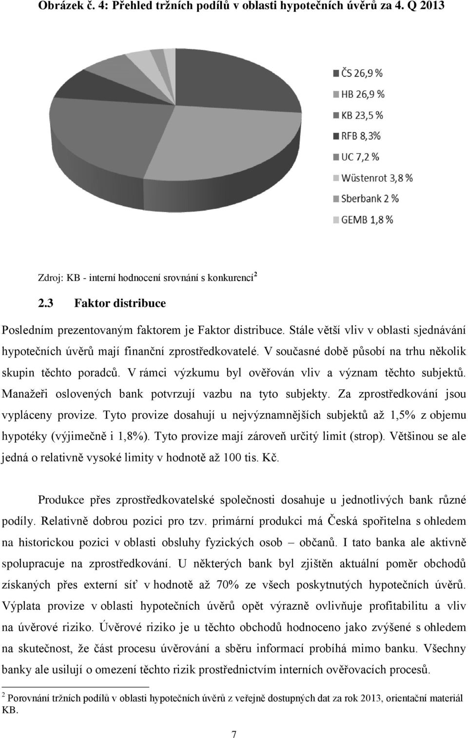 V současné době působí na trhu několik skupin těchto poradců. V rámci výzkumu byl ověřován vliv a význam těchto subjektů. Manažeři oslovených bank potvrzují vazbu na tyto subjekty.