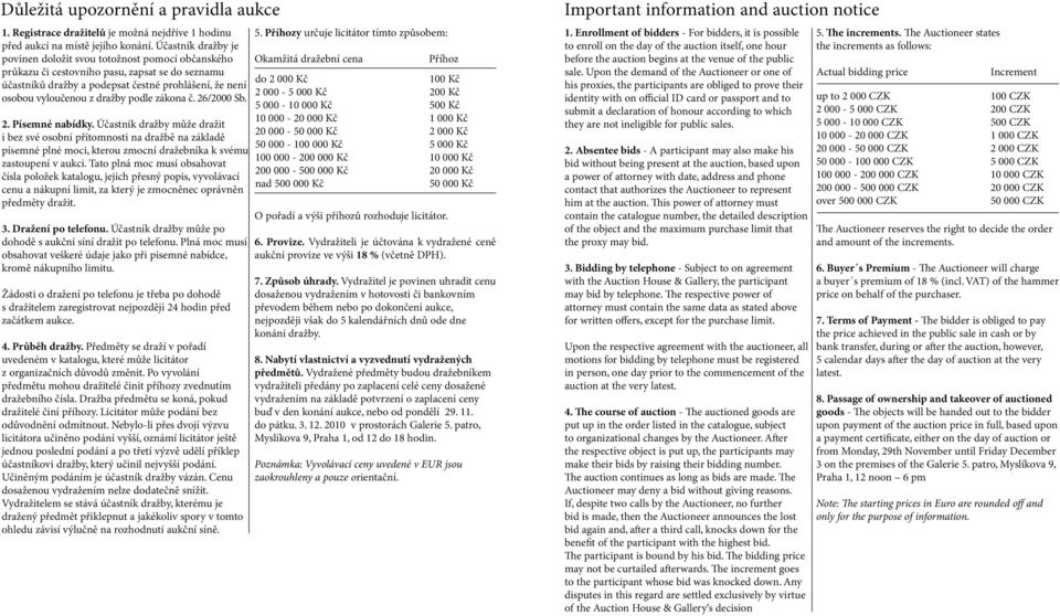 podle zákona č. 26/2000 Sb. 2. Písemné nabídky. Účastník dražby může dražit i bez své osobní přítomnosti na dražbě na základě písemné plné moci, kterou zmocní dražebníka k svému zastoupení v aukci.
