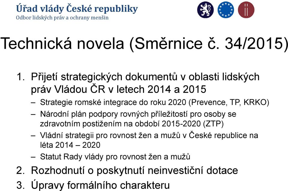 2020 (Prevence, TP, KRKO) Národní plán podpory rovných příležitostí pro osoby se zdravotním postižením na období