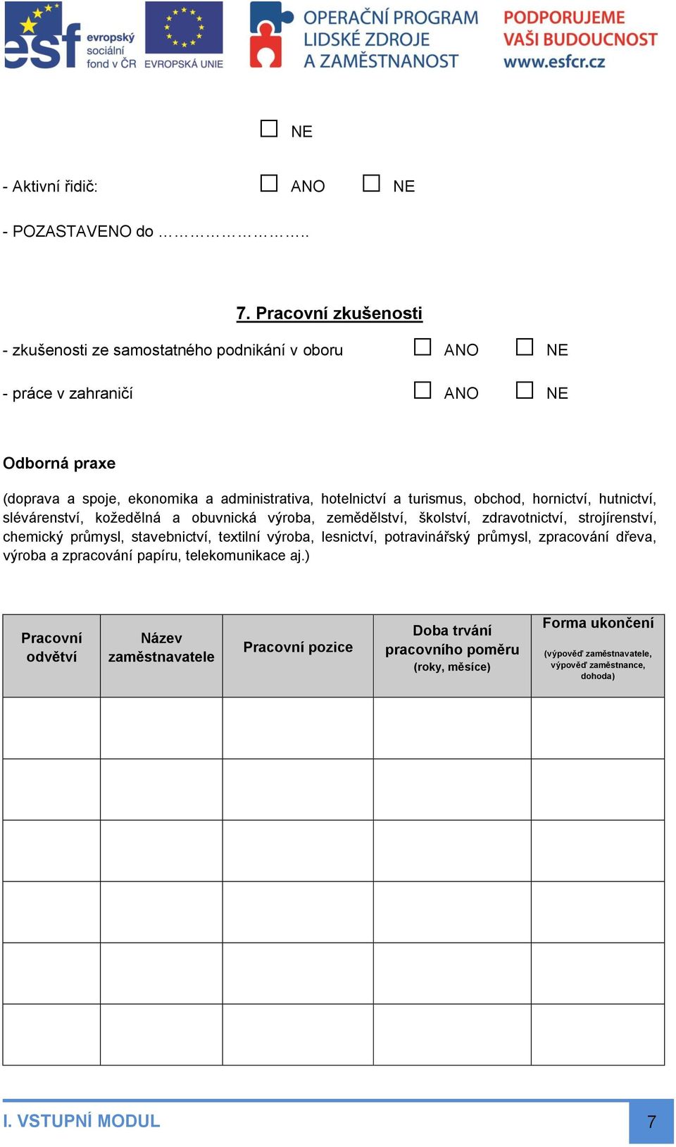 a turismus, obchod, hornictví, hutnictví, slévárenství, kožedělná a obuvnická výroba, zemědělství, školství, zdravotnictví, strojírenství, chemický průmysl, stavebnictví,